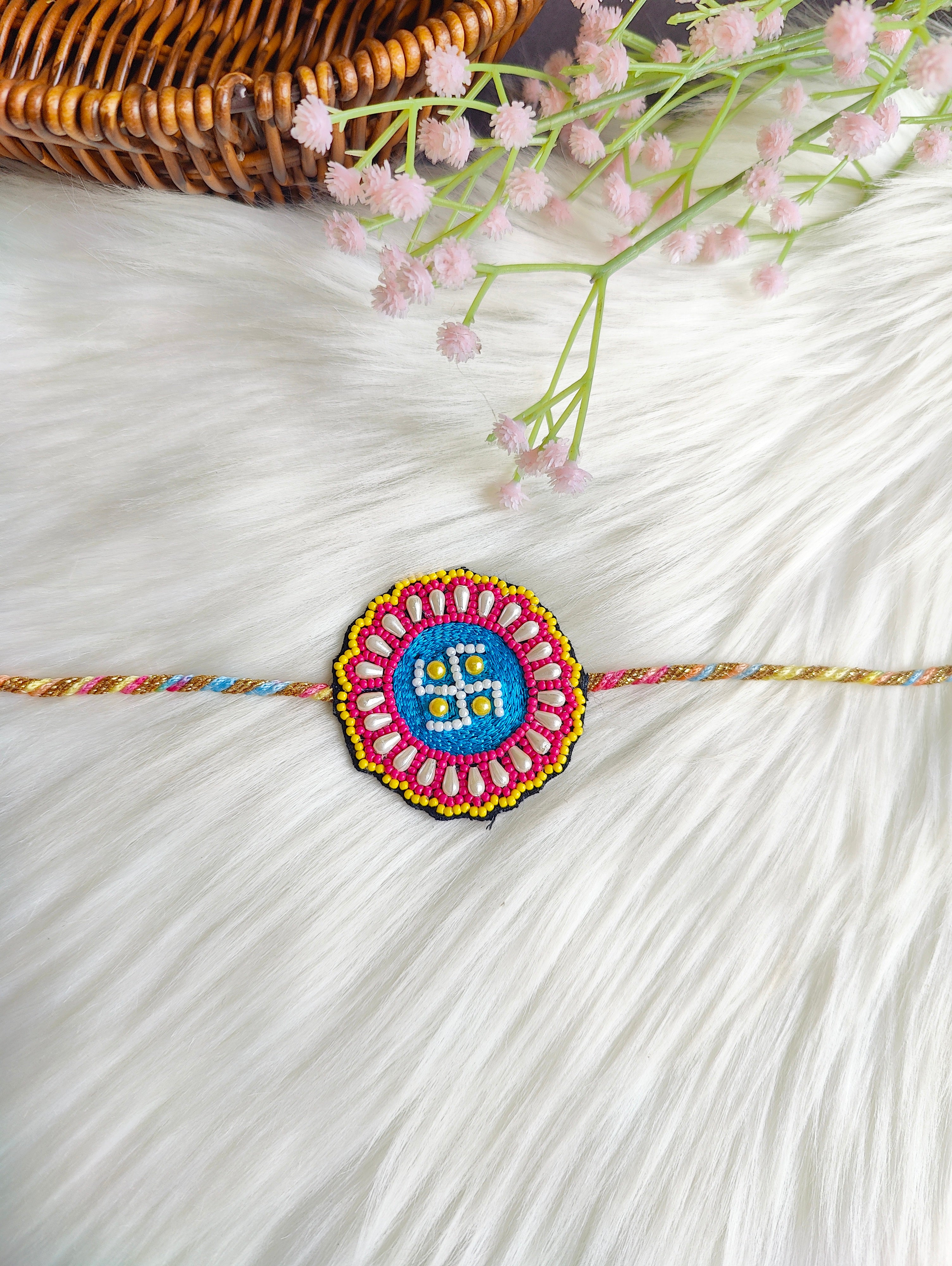 Satvik Creative Handmade Rakhi for Brothers Traditional and Unique Design