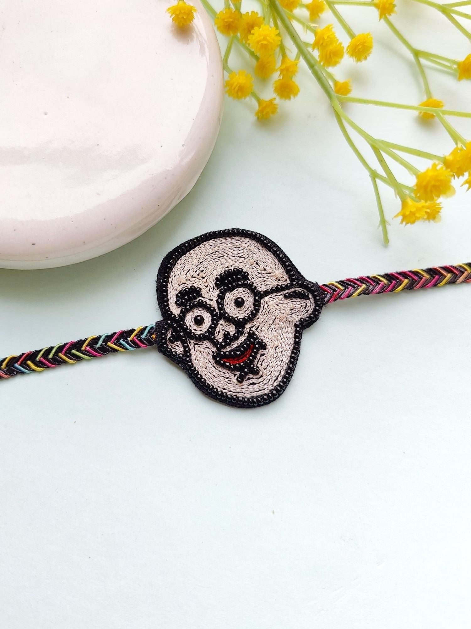 Patlu's Vibrant Bead Rakhi: 2025 Fashion Accessory