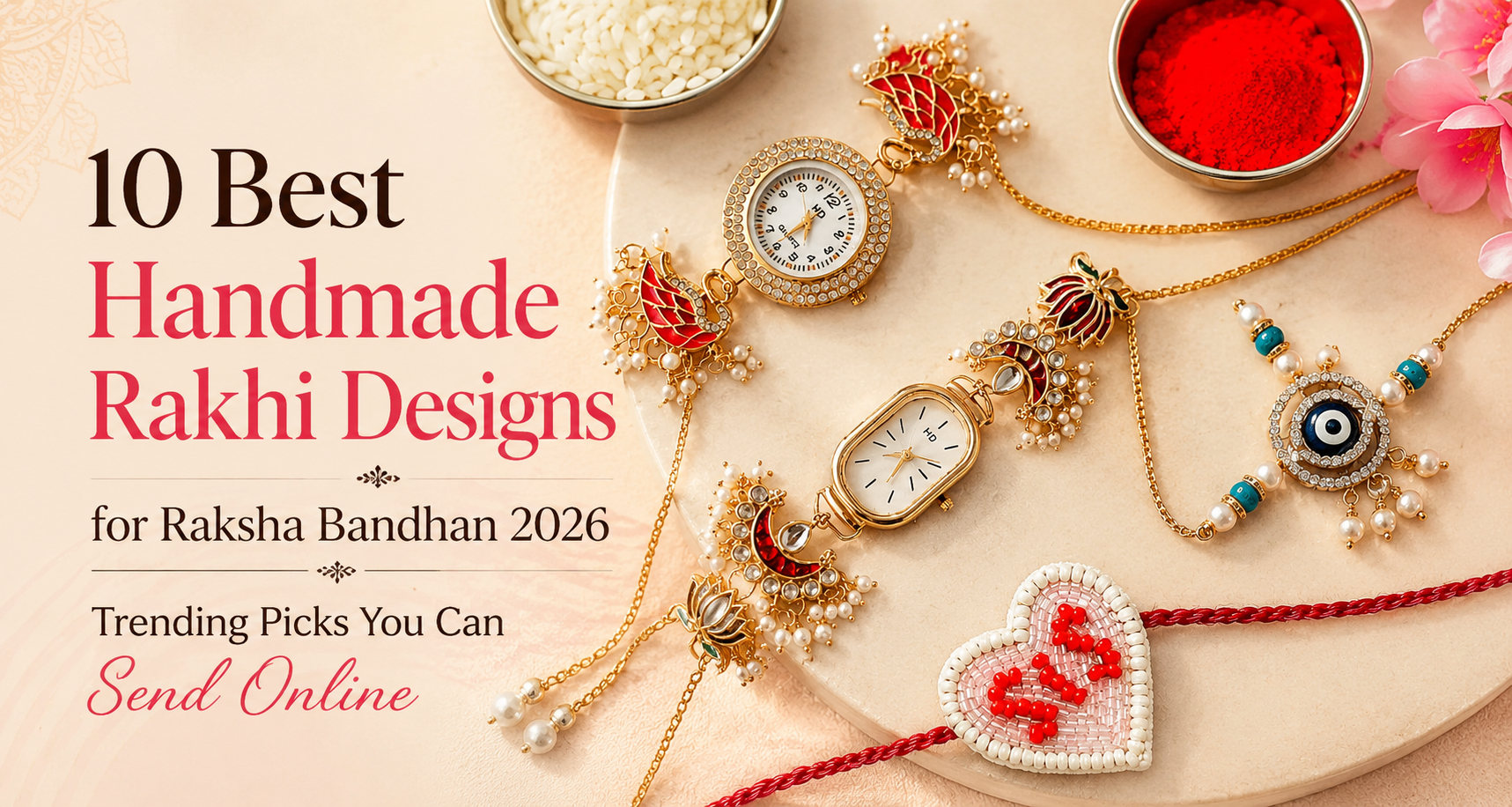 10 Best Handmade Rakhi Designs for Raksha Bandhan 2026 – Trending Picks You Can Send Online