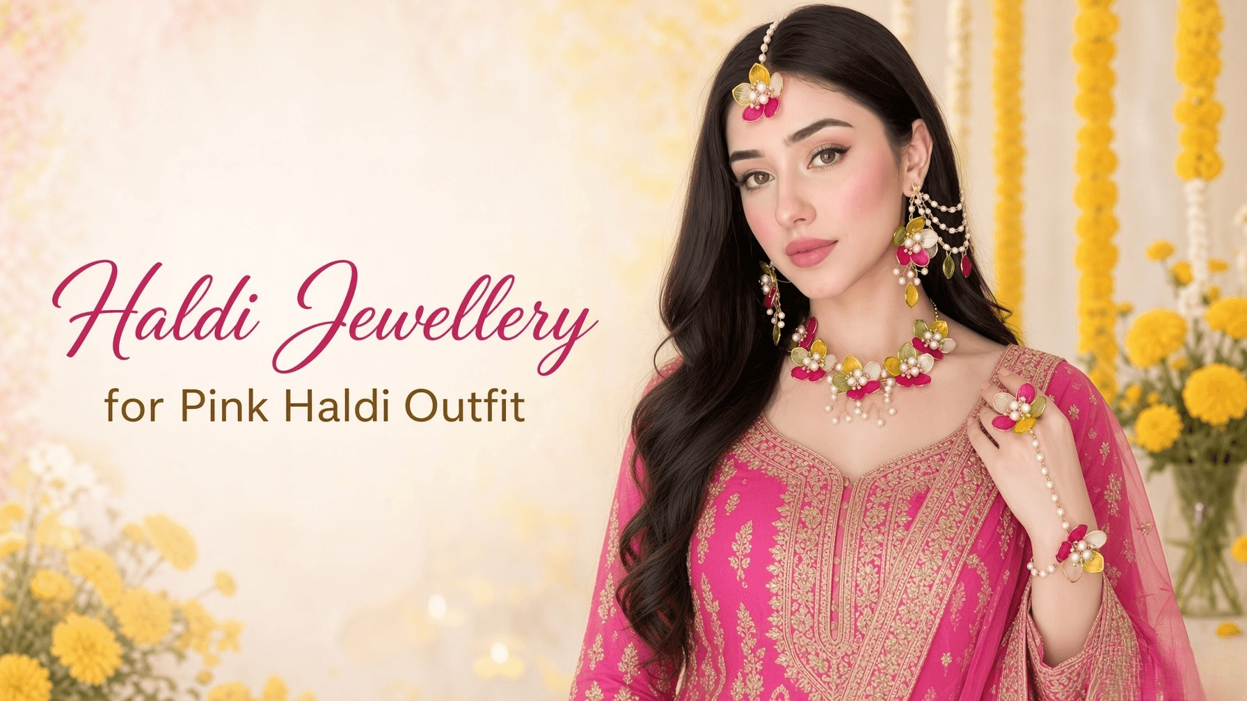 Pink Haldi Outfit Jewellery: Complete Styling Guide