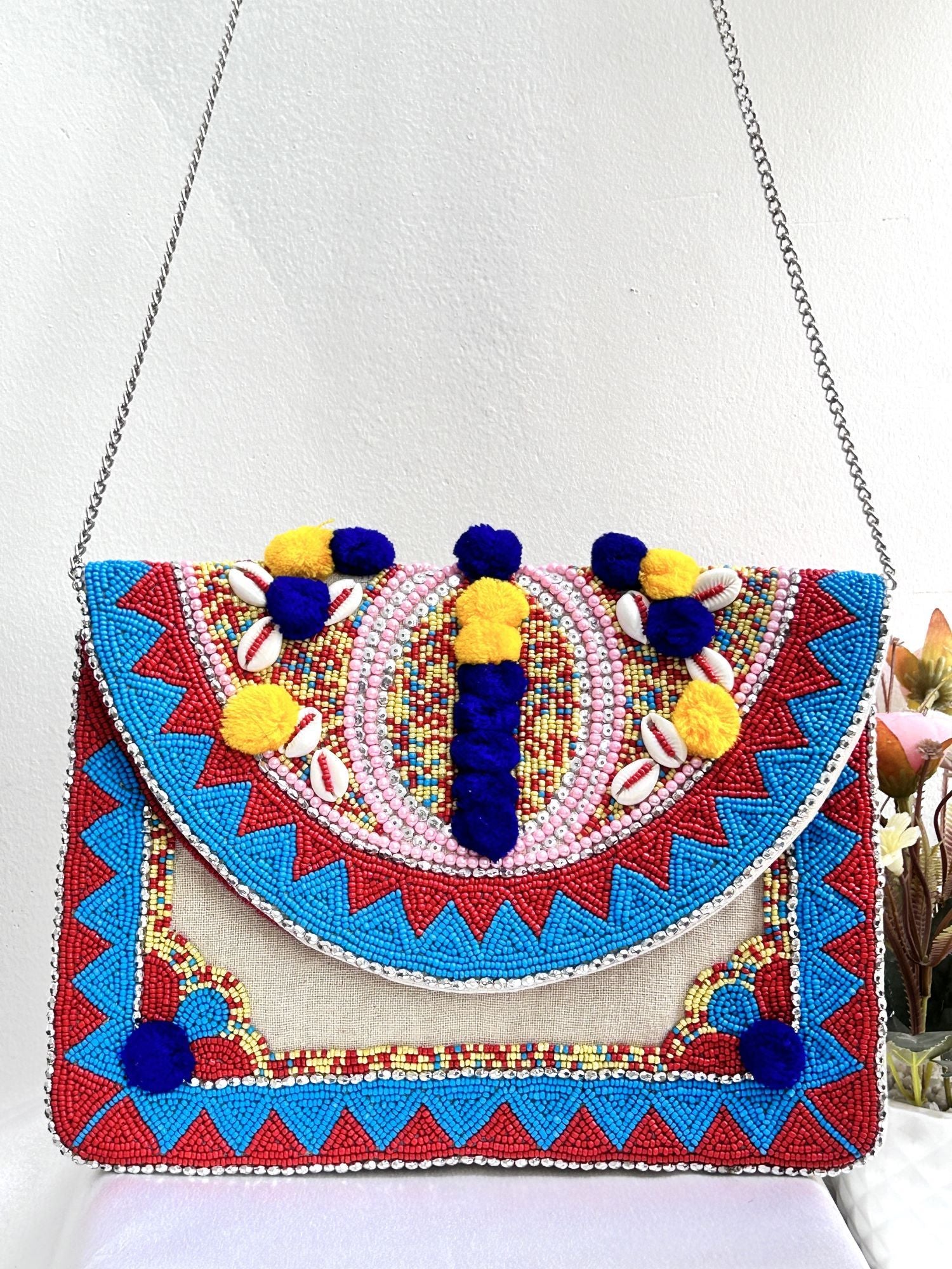 Everyday Chic Boho Beaded Handbags for Women/Girls