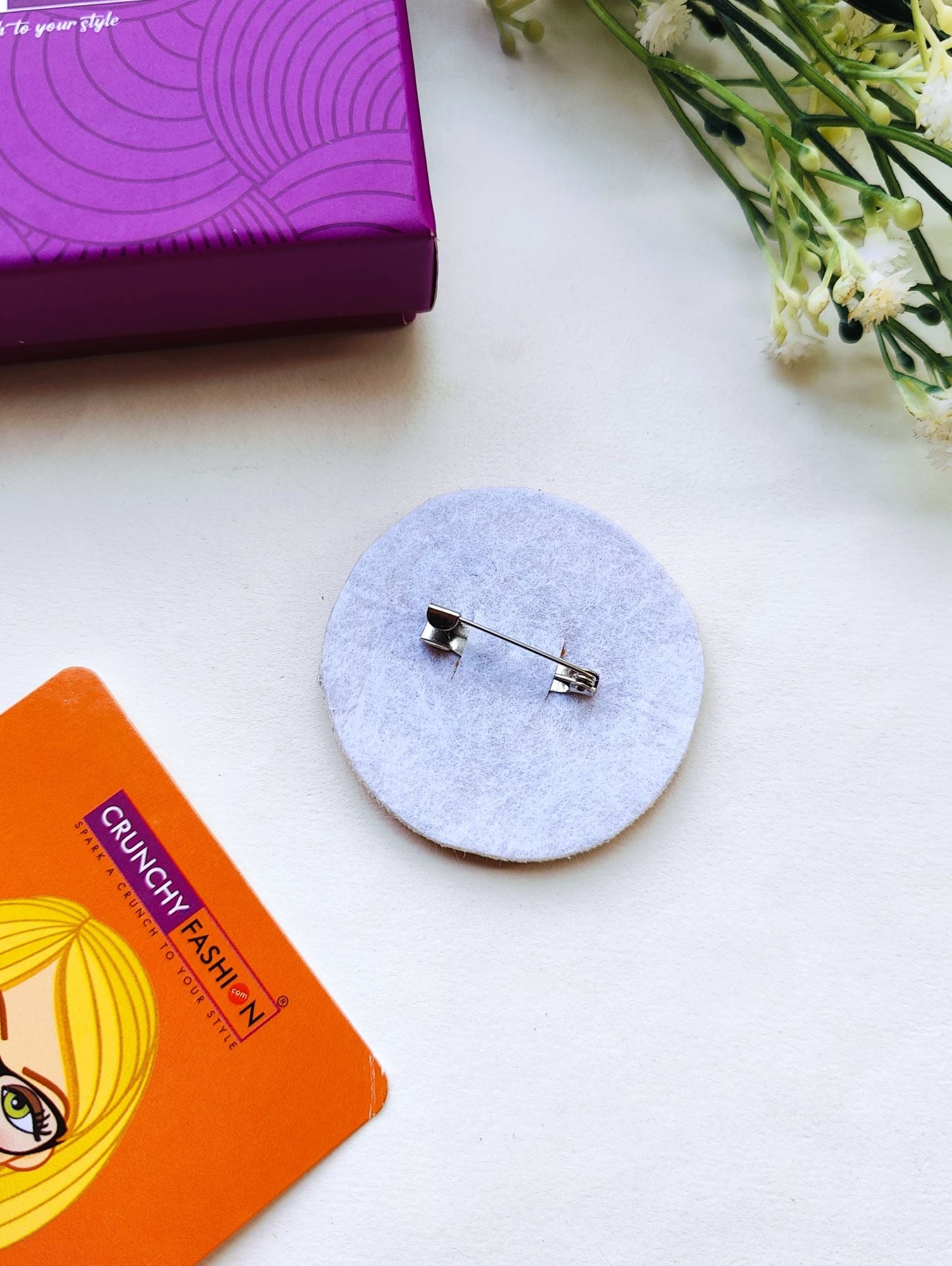 Dad-to-Be Handmade Beaded Brooch for Men