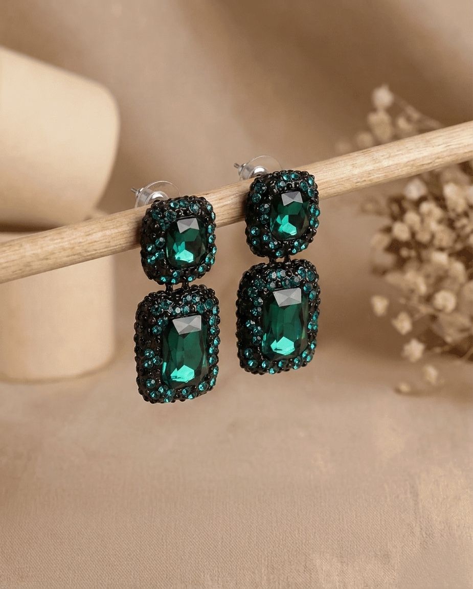 Crystal Drop Earrings for Women & Girls – Party Wear Dangle Jewelry 2026