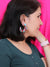Bella Hoops- Statement Colorful Beaded Handmade Hoop Earring for Women