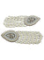 Nargis Earrings - Handmade White Beaded Long Pearl Tassel Earrings for Women