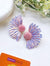 Sparking Rainbow Flower Stud Earrings - Handmade Beaded Jewellery For Women & Girls