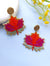 Multicolor Maple Leaf Handmade Earrings for Women