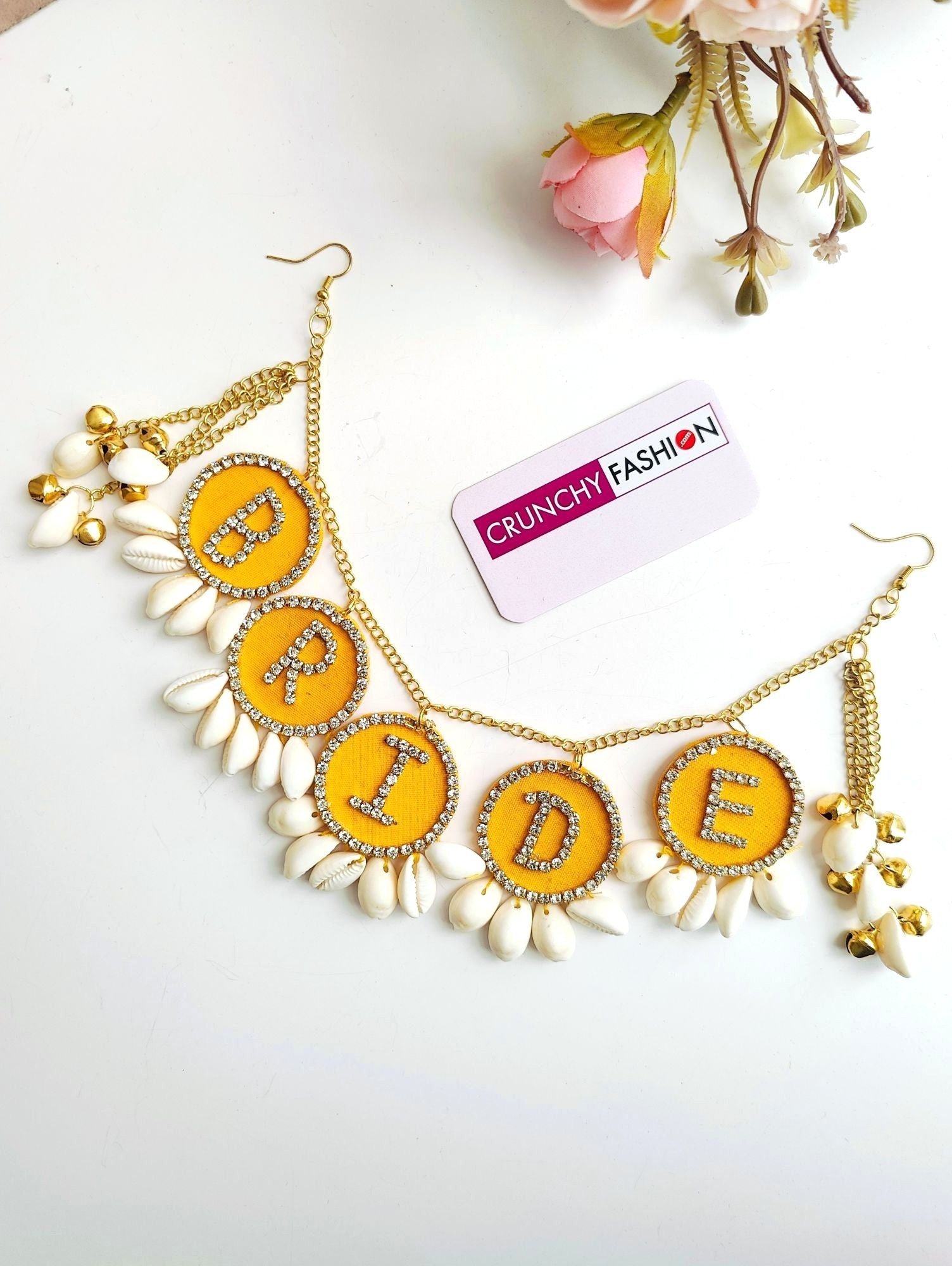 Kundan Studded Bridal Hair Accessory  for Haldi-Mehndi