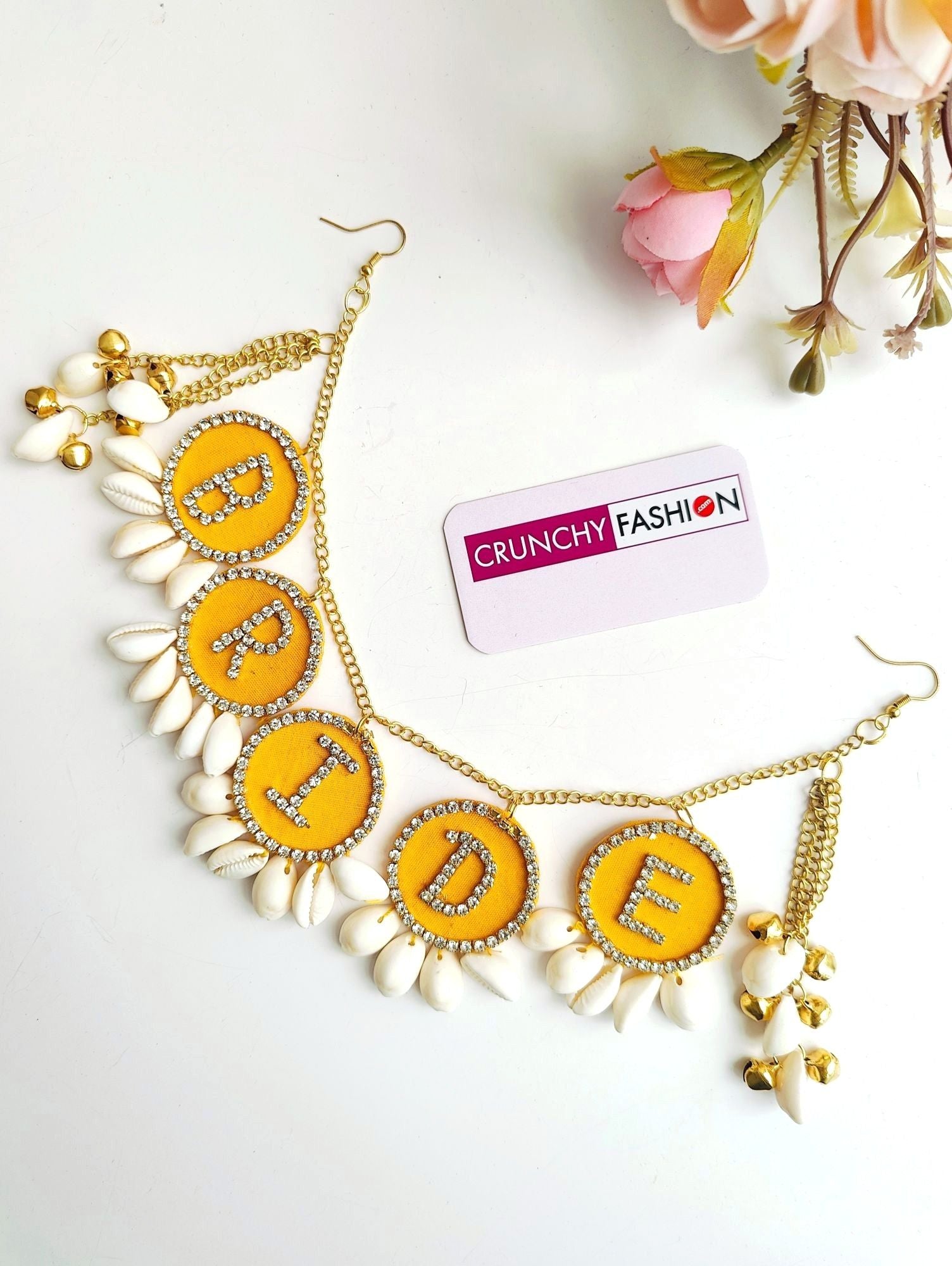 Kundan Studded Bridal Hair Accessory  for Haldi-Mehndi