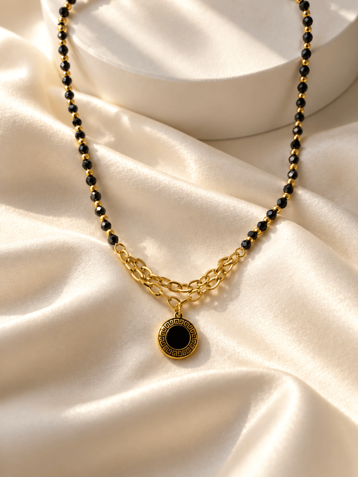 Gold-plated crystal girl pendant necklace for women, designer brass chain, ideal for parties, birthdays, dates