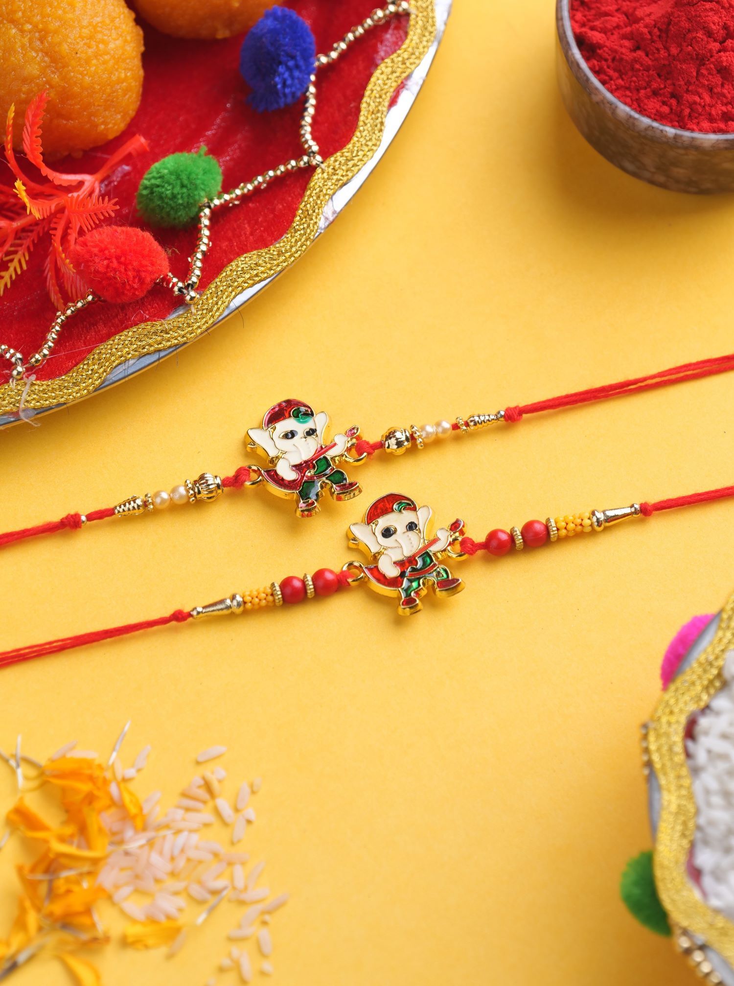 Lil Ganesha Kids Rakhi for Brother – Adjustable Rakhi 2026