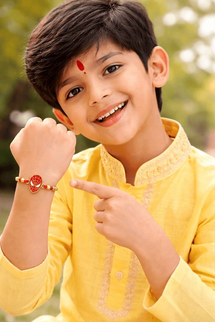 Marvel Spiderman & Avenger Kids Rakhi 2026 – Cute Cartoon Character Rakhi Online