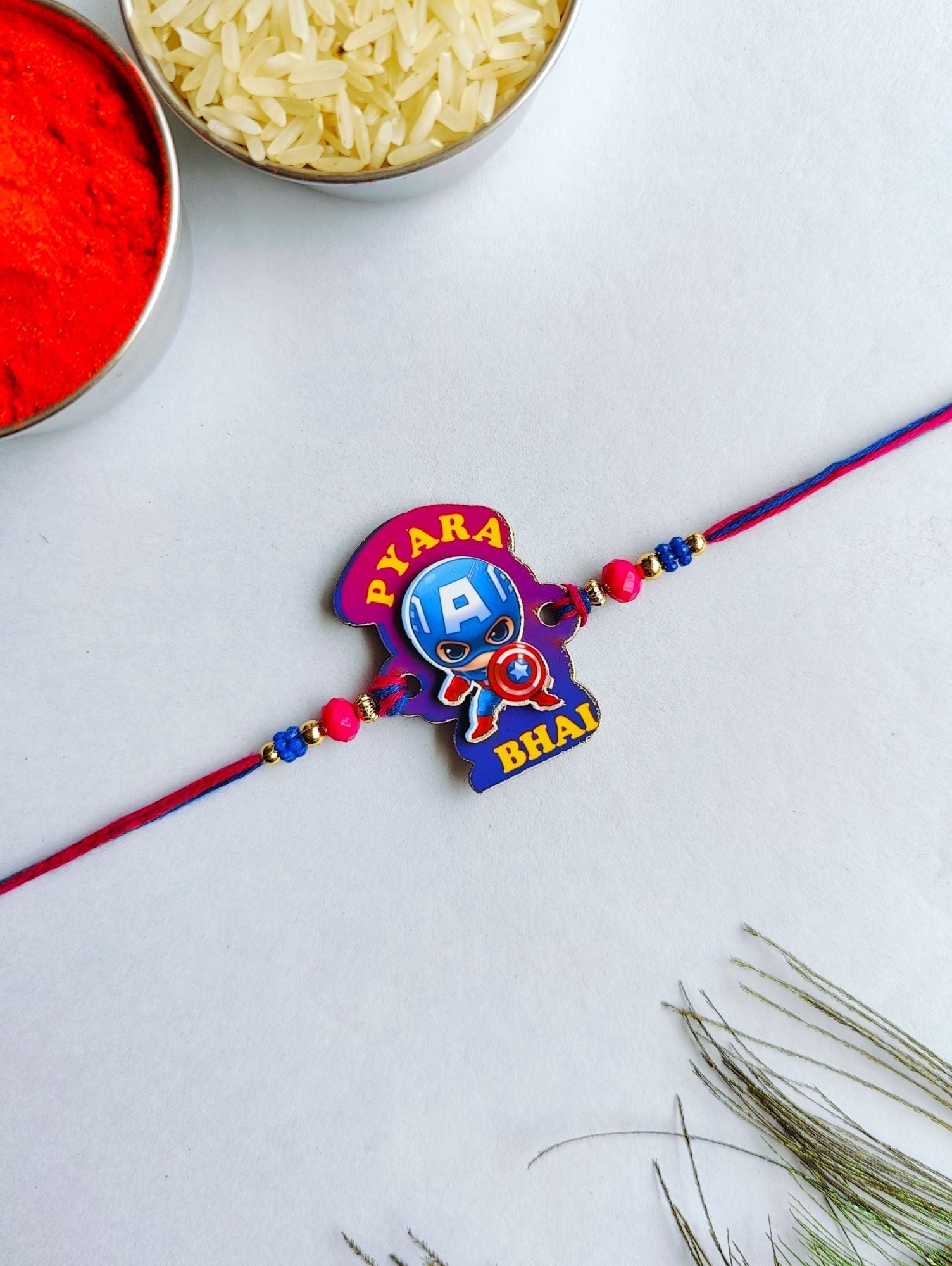 Kids Rakhi for Brother Pyara Bhai Spiderman Themed Band 2026