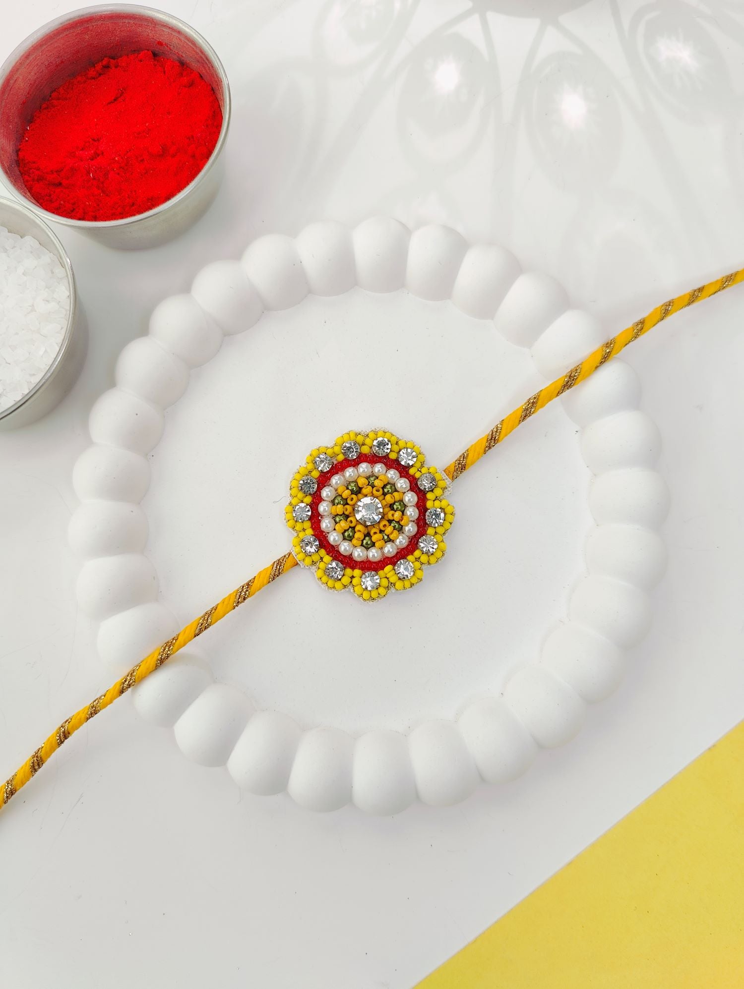 Handmade Rakhi 2026 Multicolor Beaded Design – Rakhi for Brothers