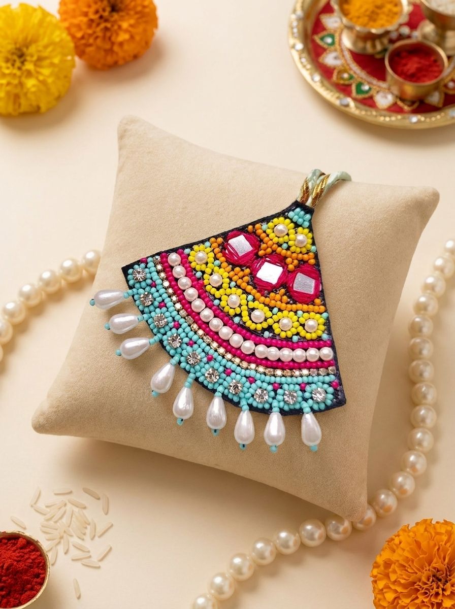 Handmade Multicolor Lumba Rakhi Designs for Bhabhi – Rakhi 2026 Collection