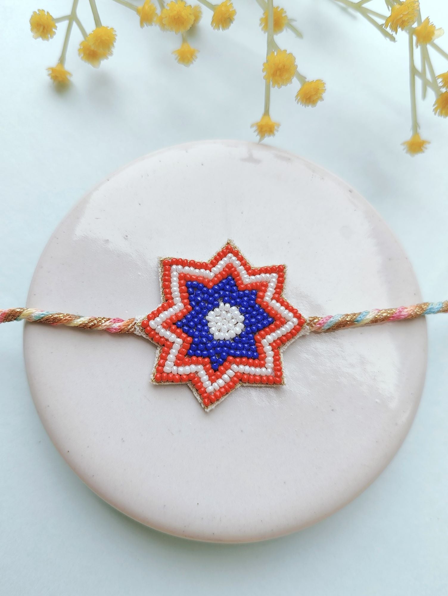 Handmade Captain America Kids Rakhi Band 2026