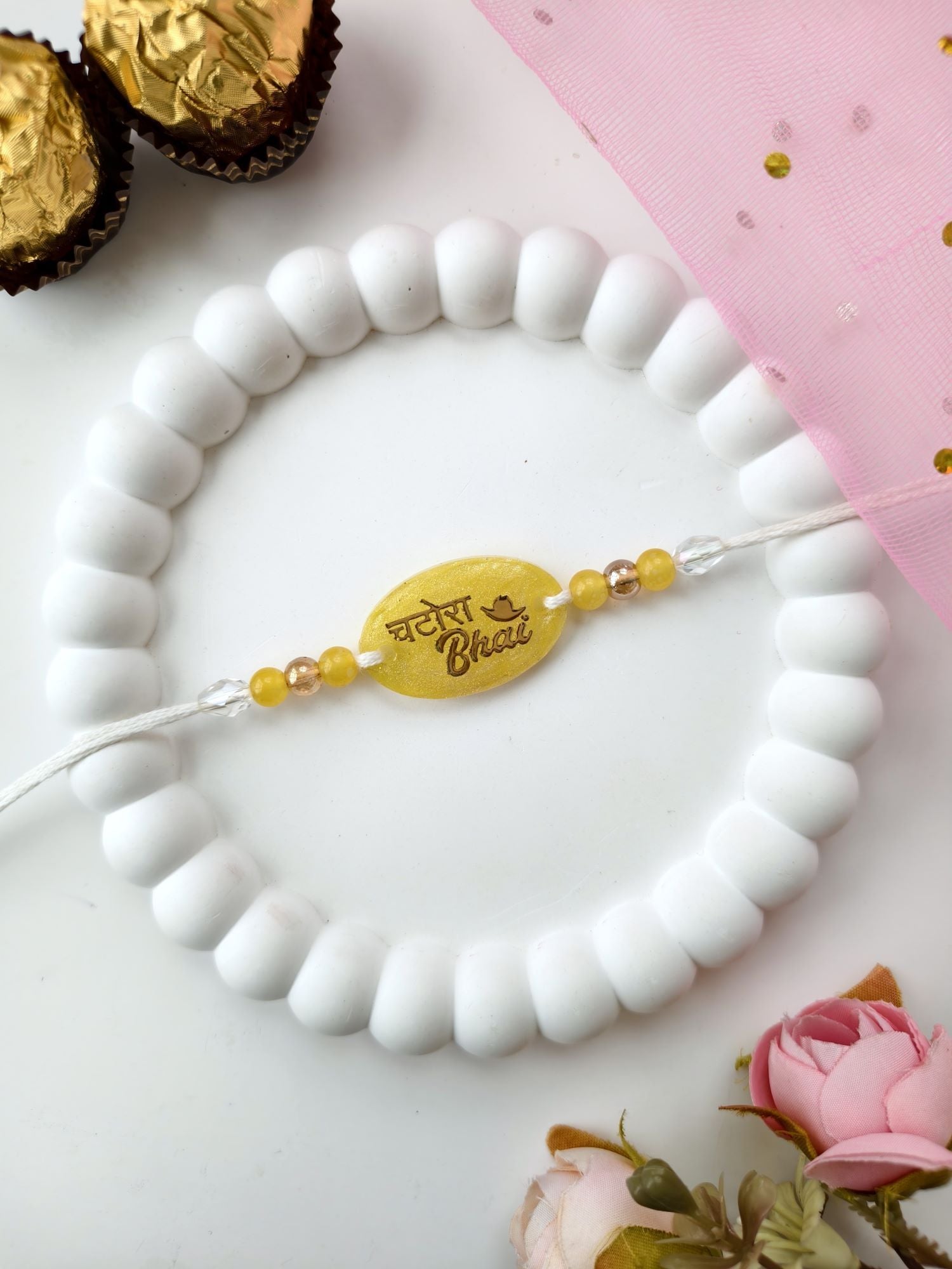 Handmade resin rakhi 2026, chatore bhai design, best rakhi for brother