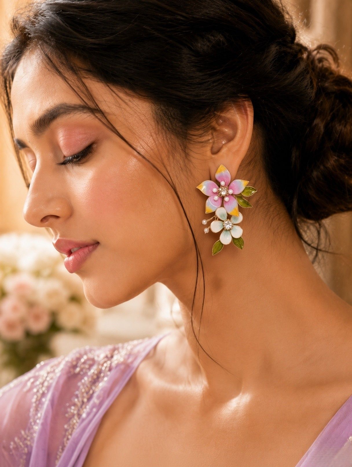 Emma Floral Earrings