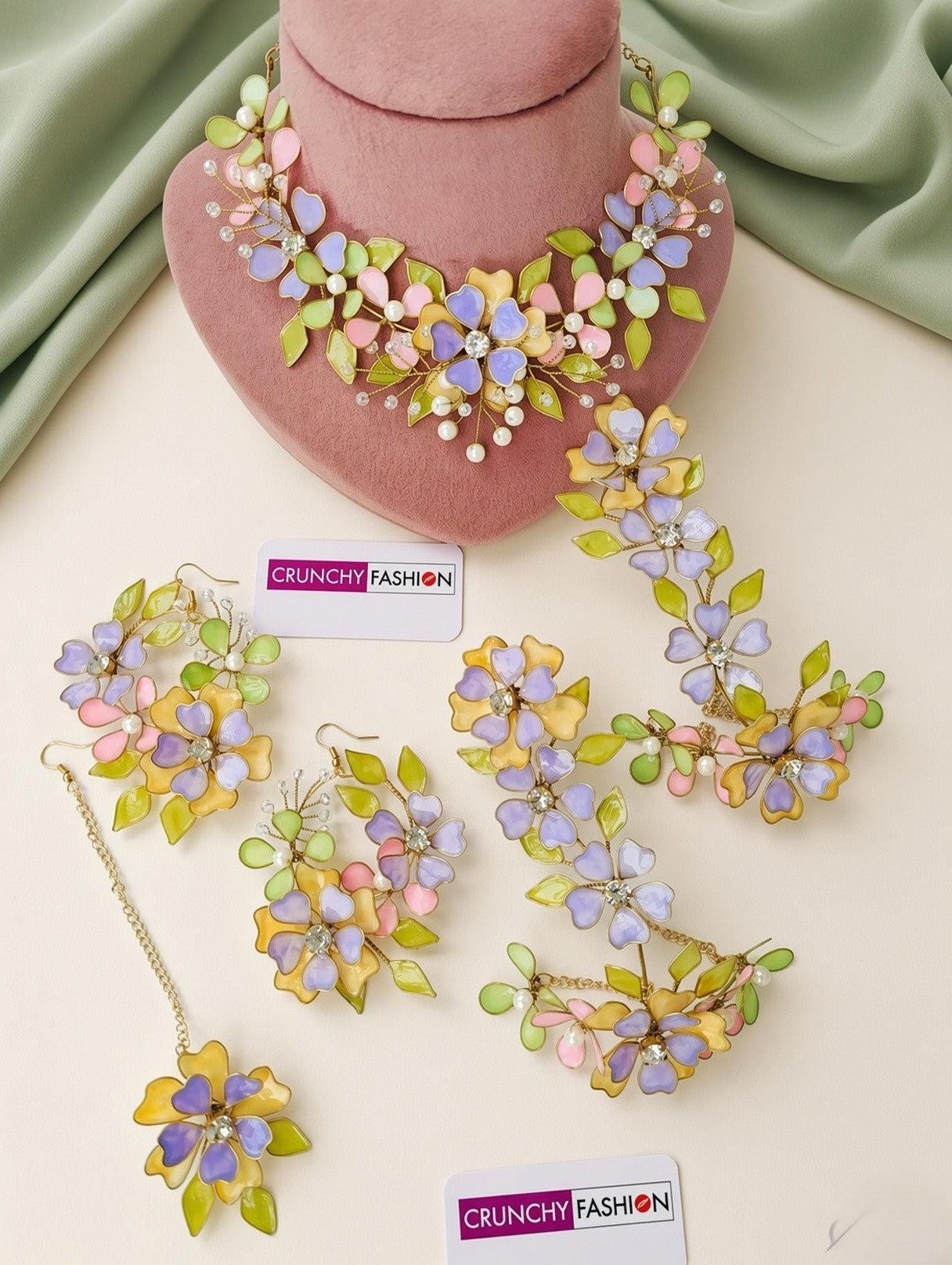 Anna Floral Jewellery Set