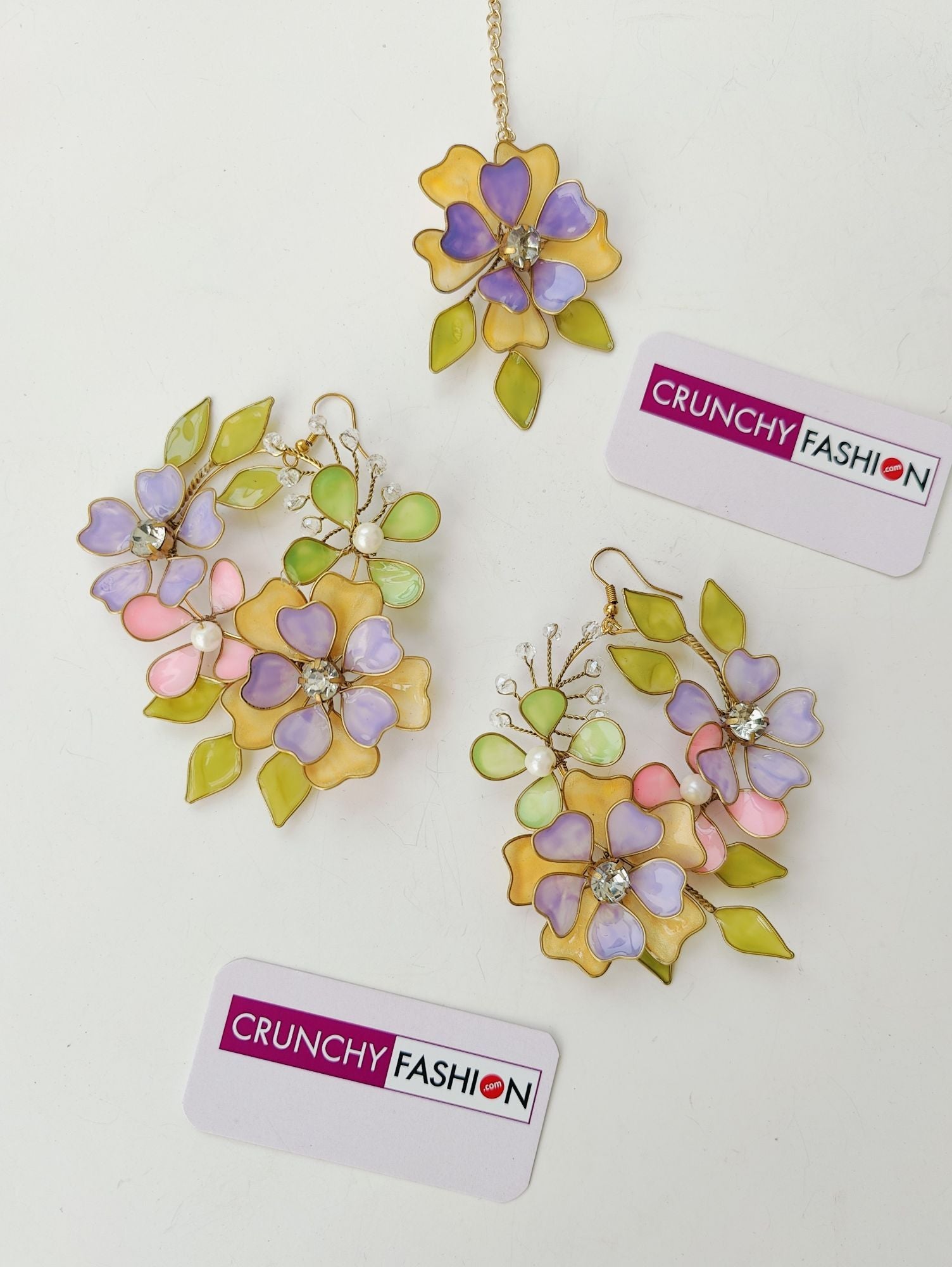 Anna Floral Jewellery Set