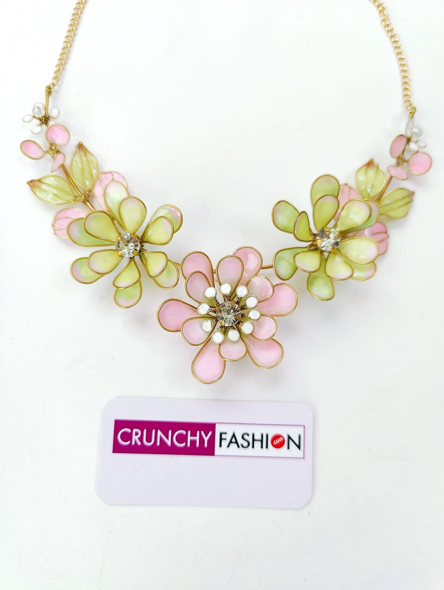 Handmade Resin Carnival Jewellery set in baby pink and mint green color for Haldi-Mehndi, ideal for women