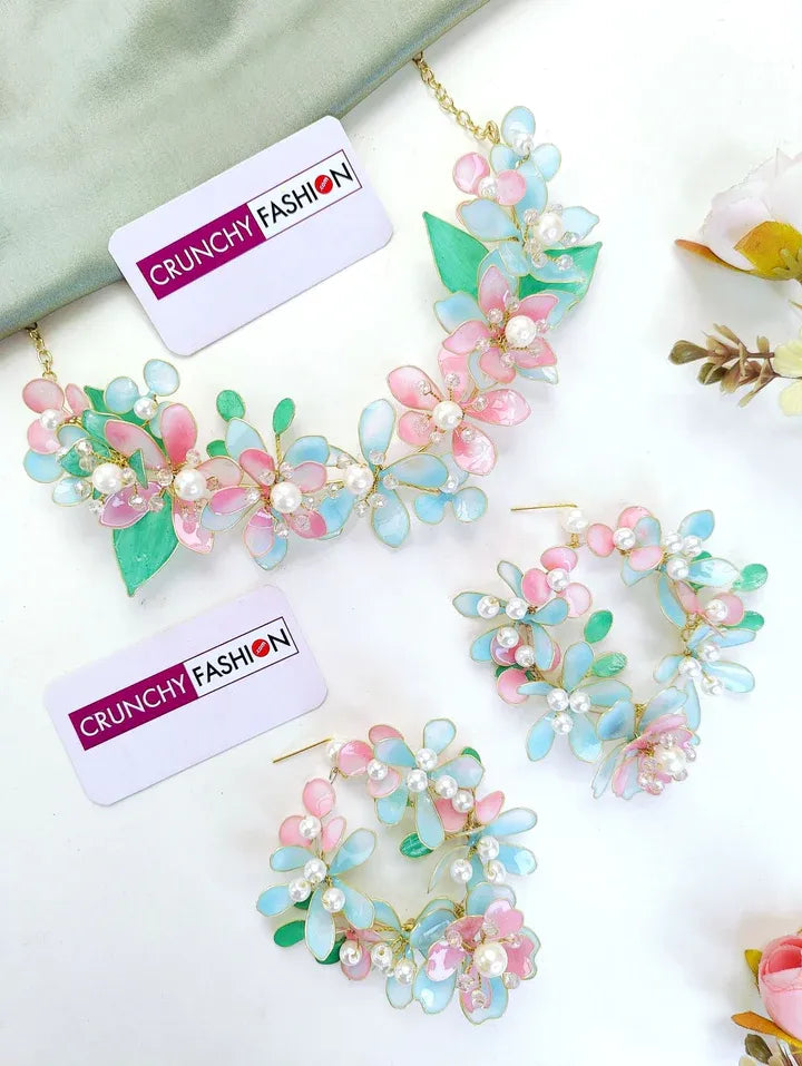 Elena Necklace & Earrings Set 