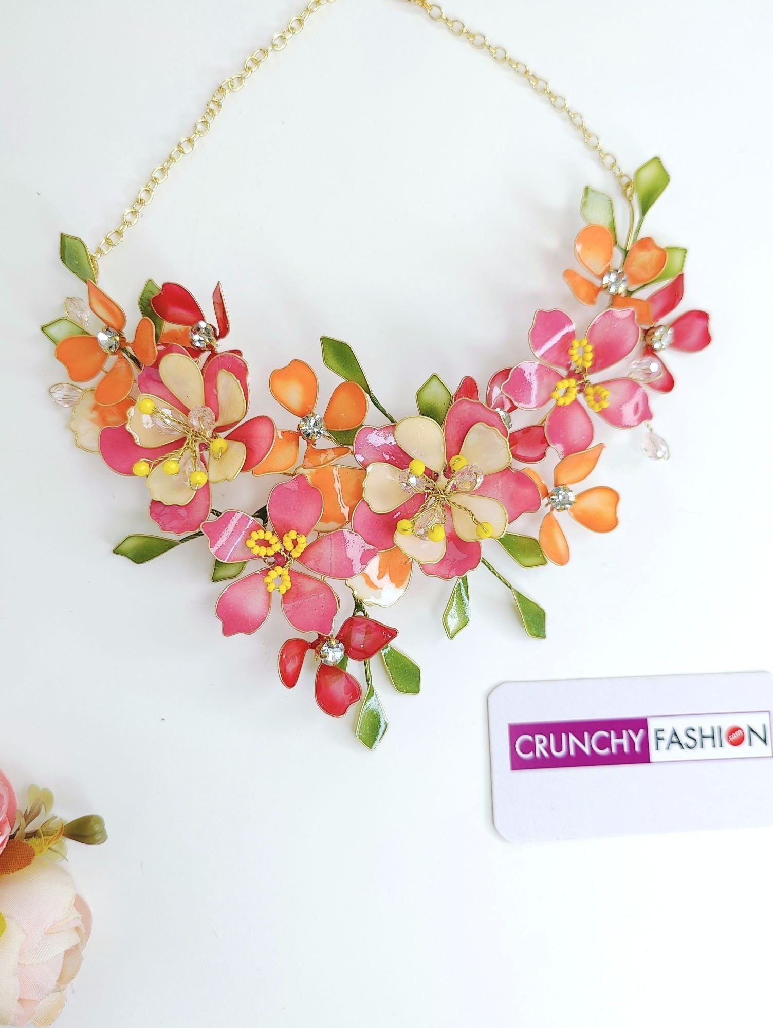 Camellia Floral Jewllery Set