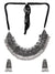 Traditional Oxidised Silver Choker Necklace Jewellery Set