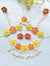 Yellow Blossom Handmade Jewelry Set-Haldi Mehndi Jewellery for Women