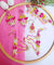 Yellow-Pink Handmade Beaded Pearl Floral Bridal Haldi-Mehndi Jewellery Set