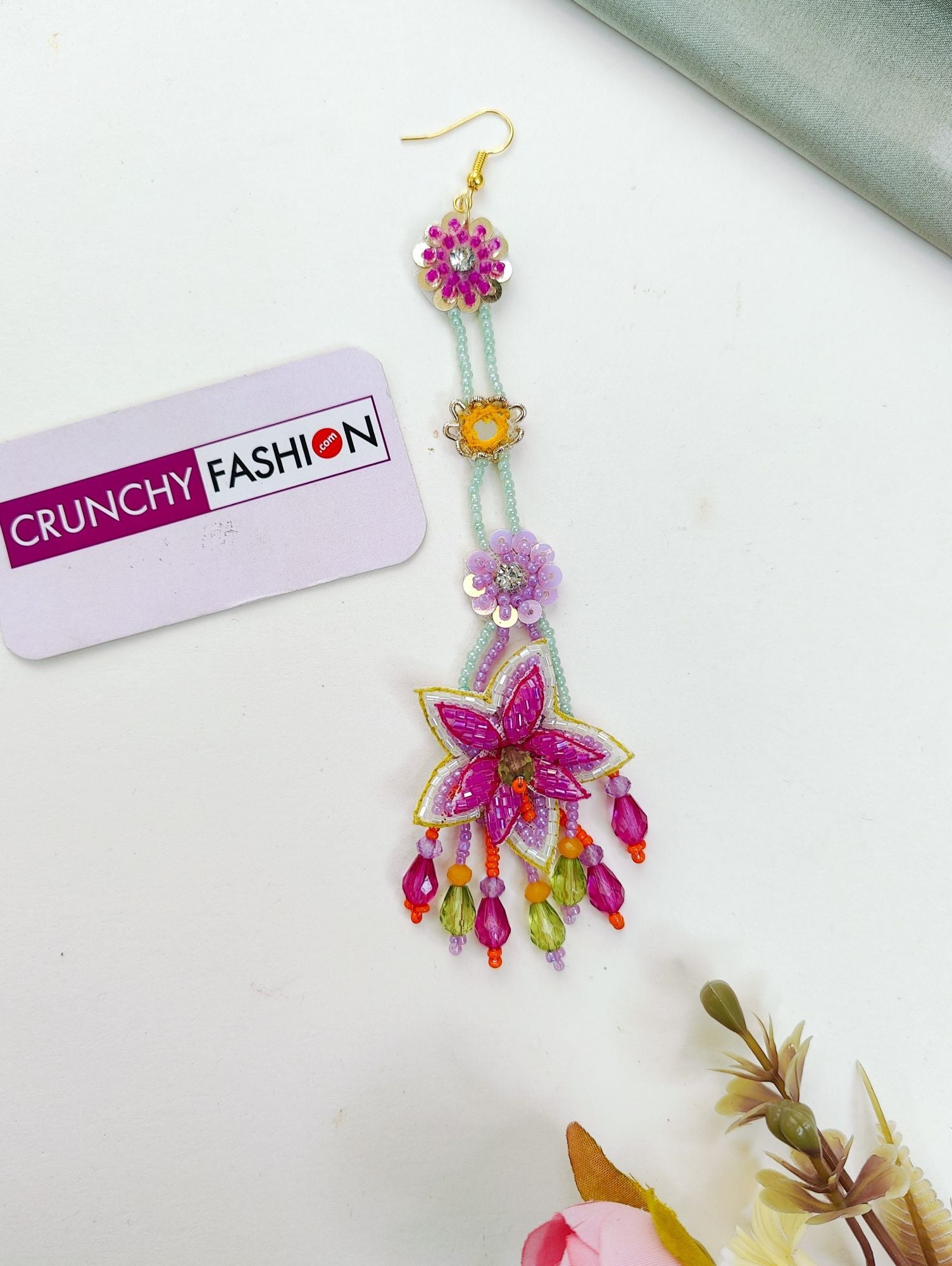 Carnival Bliss - Multicolor Handmade Bridal Jewellery Set for Haldi-Mehndi Ceremony