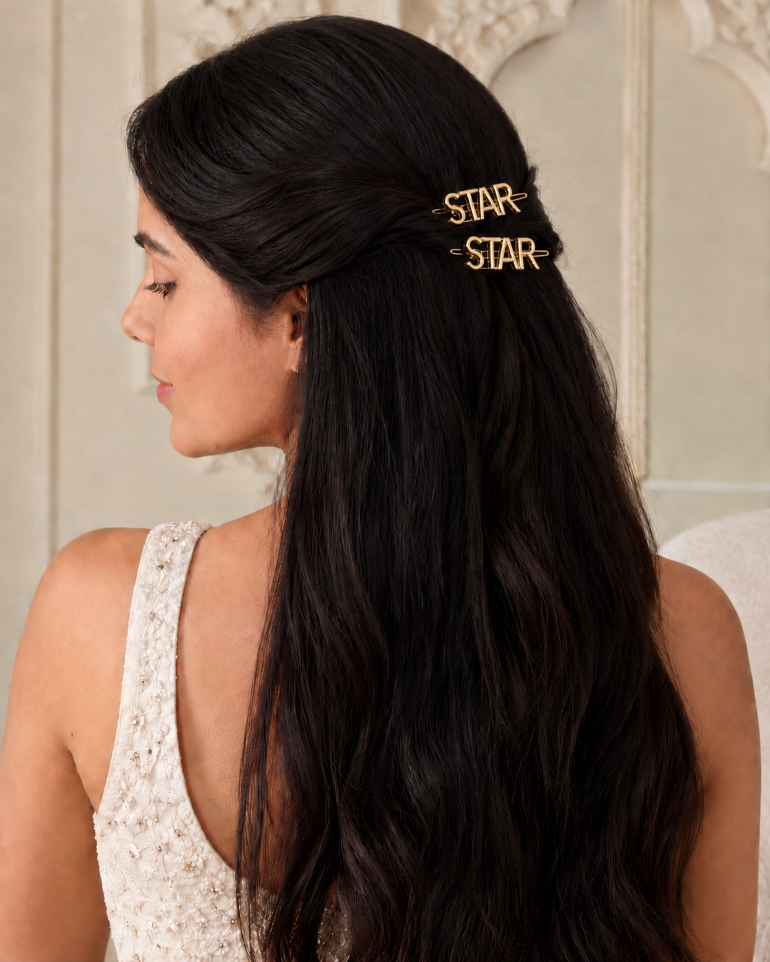 Star Hair Pins - Golden Hair Clip / hair accessories for Girls