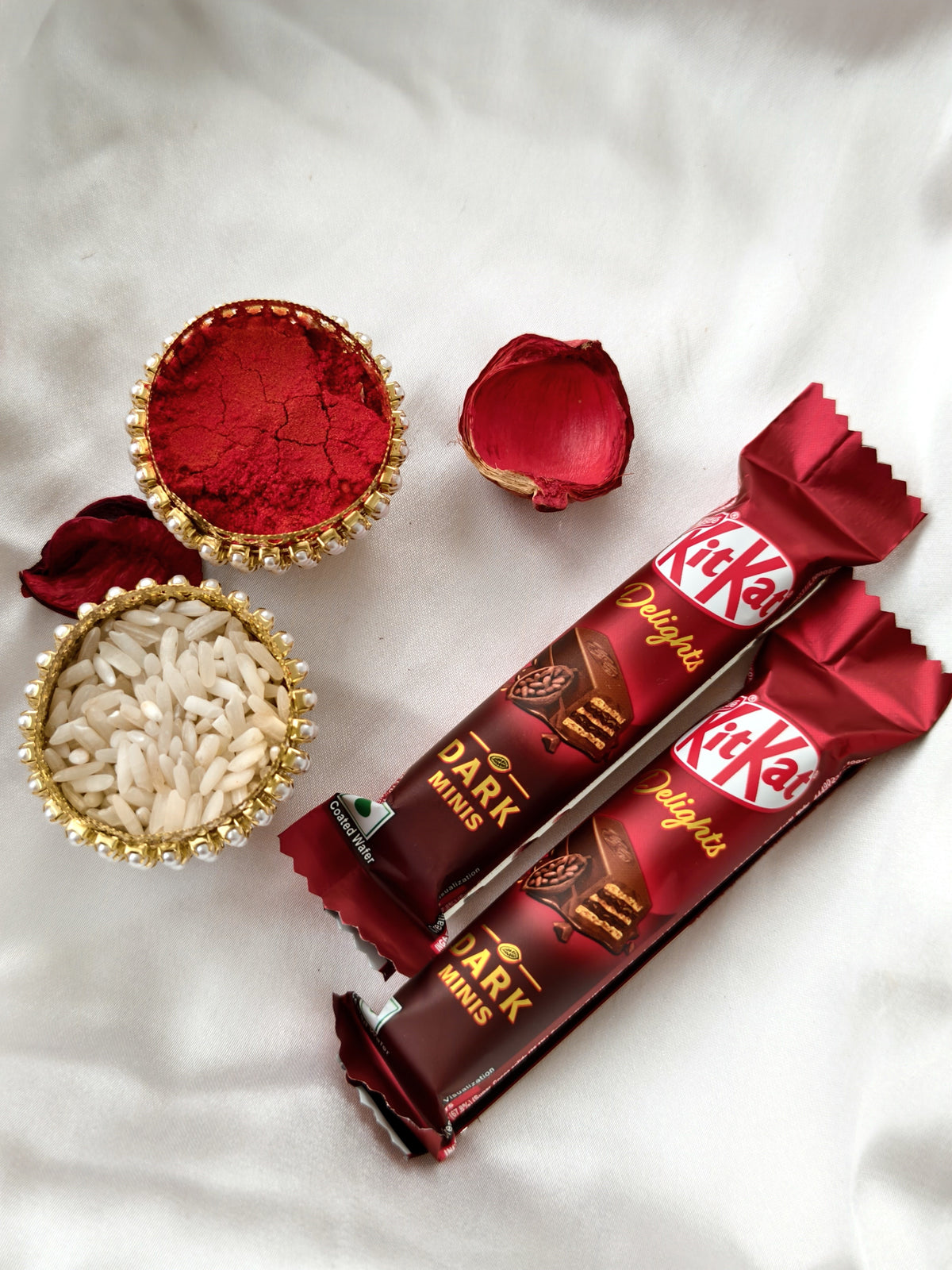 Cute Elephant Rakhi Hamper Set with Chocolate, Roli Chawal