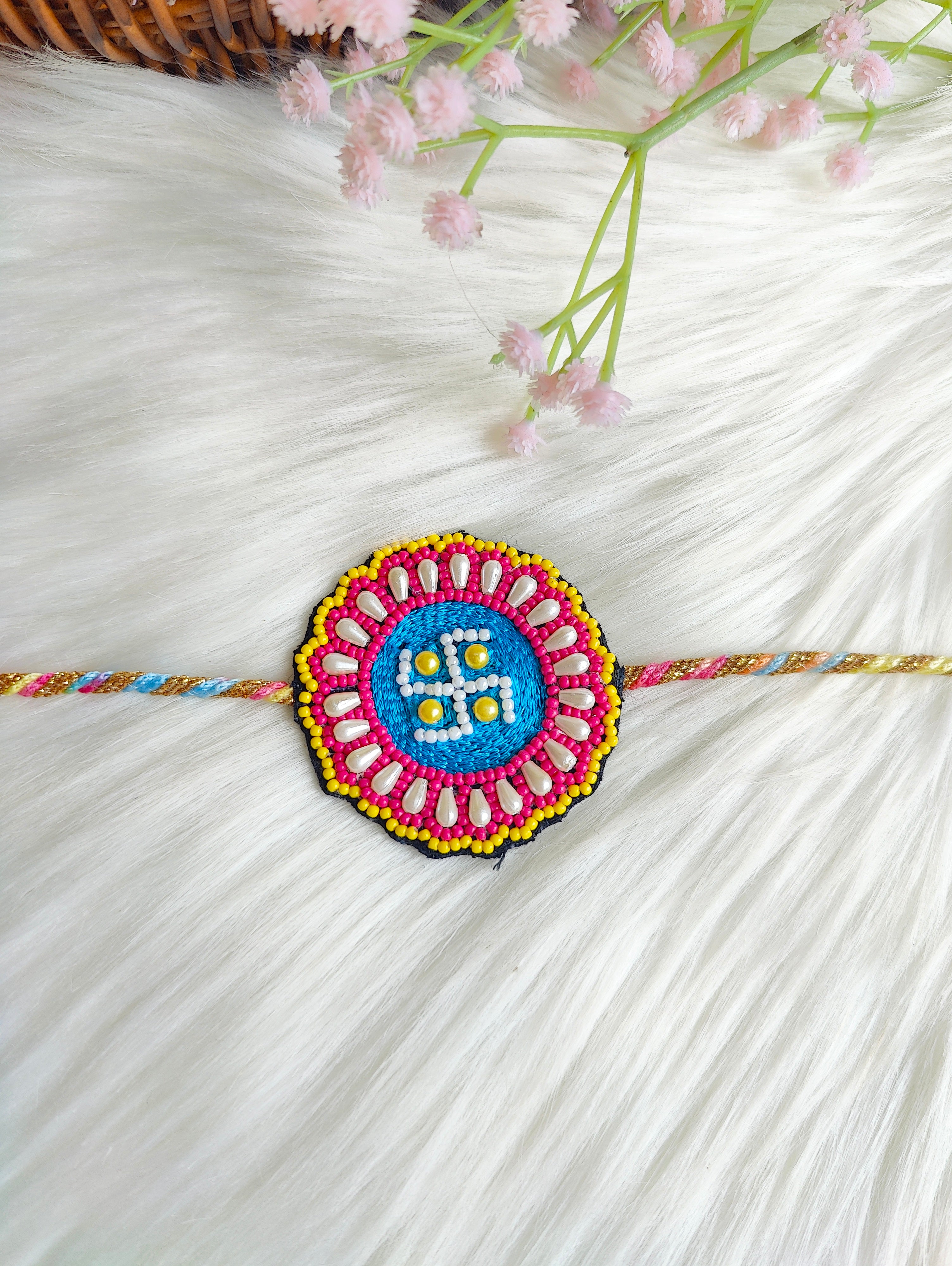 Satvik Creative Handmade Rakhi for Brothers - Traditional and Unique Design