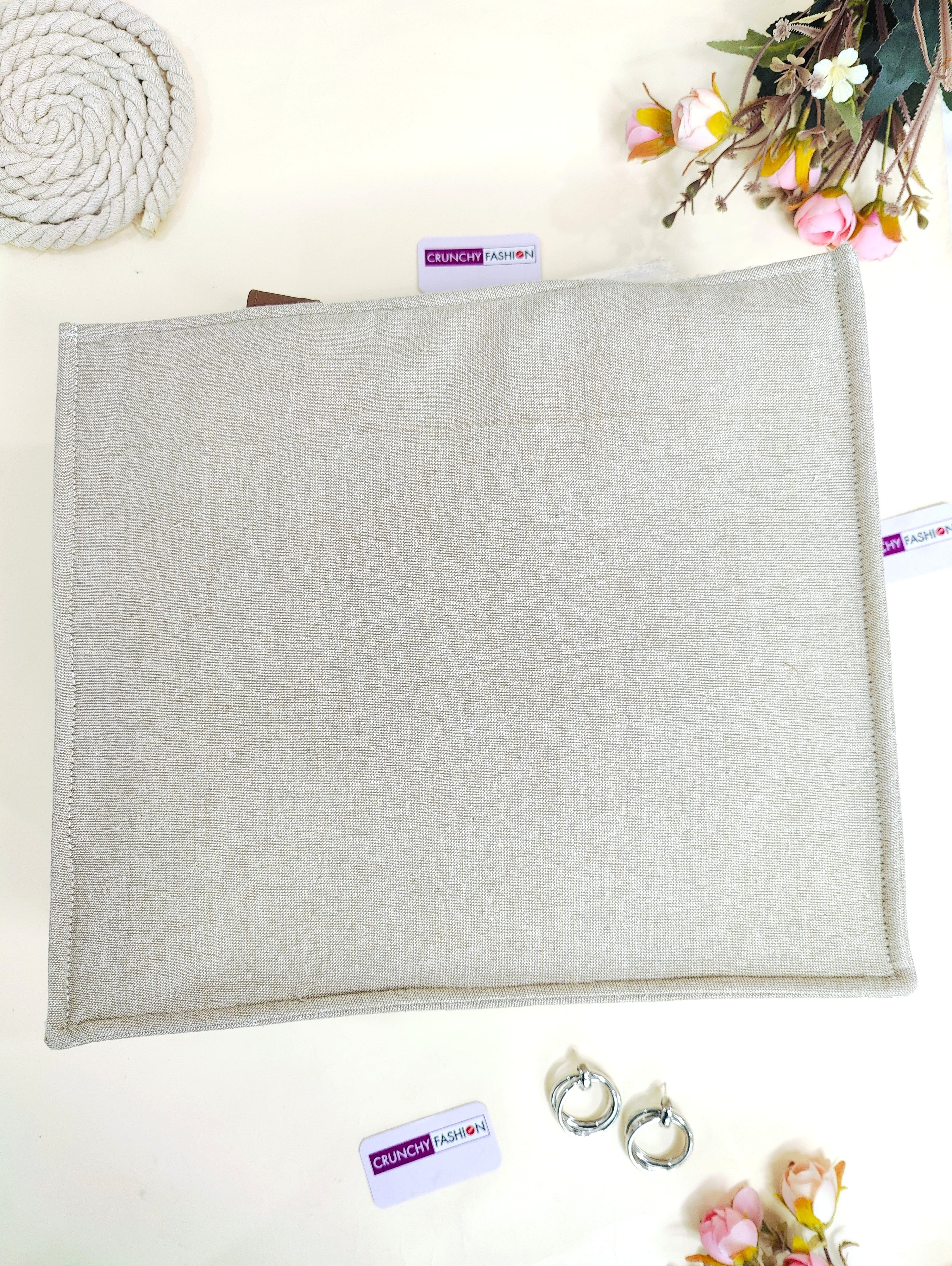 Black-Pink Boho Beaded Tote Bag for Women