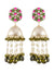 Stylish Floral Meenakari Jhumka Earrings for Weddings, Parties & Gifts