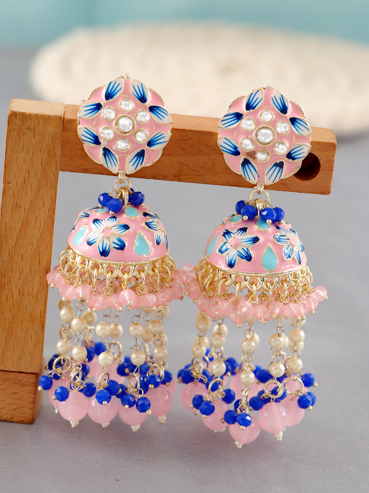 Piranesi - Pacha Earrings with Blue & Pink Sapphires – Robinson's Jewelers