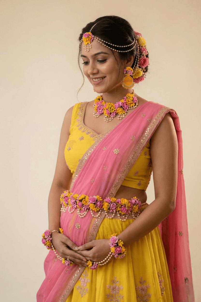 Stylish Floral Necklace for Mom-to-Be