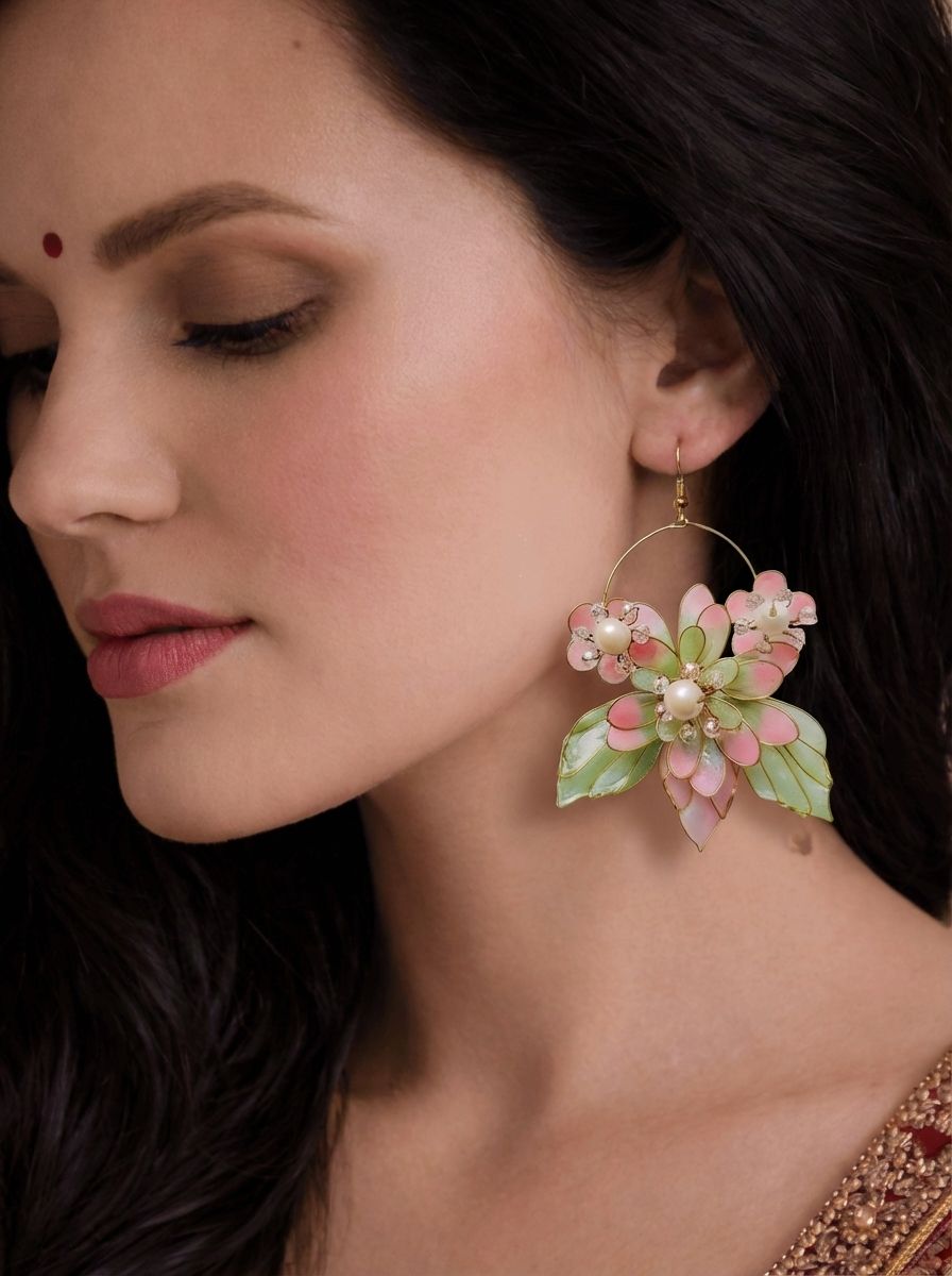 Minty Blush Earrings
