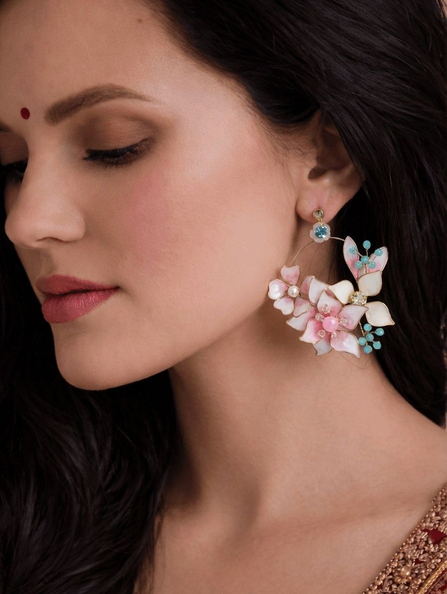 Lily Floral Earrings