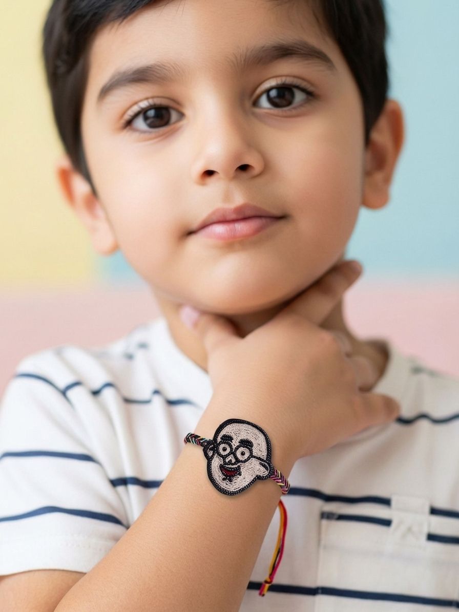 Patlu's Vibrant Bead Rakhi: 2025 Fashion Accessory