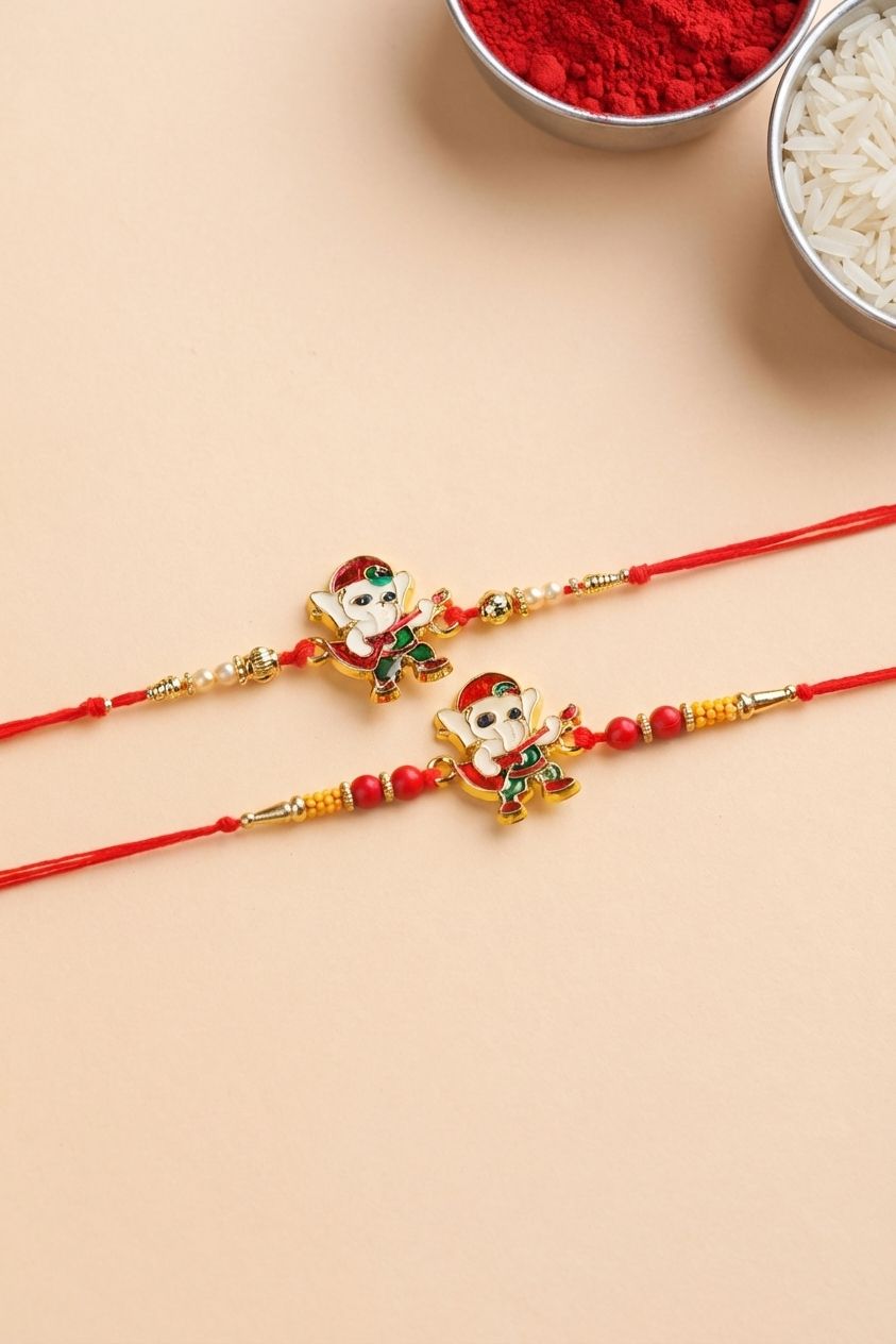 Lil Ganesha Kids Rakhi for Brother – Adjustable Rakhi 2026