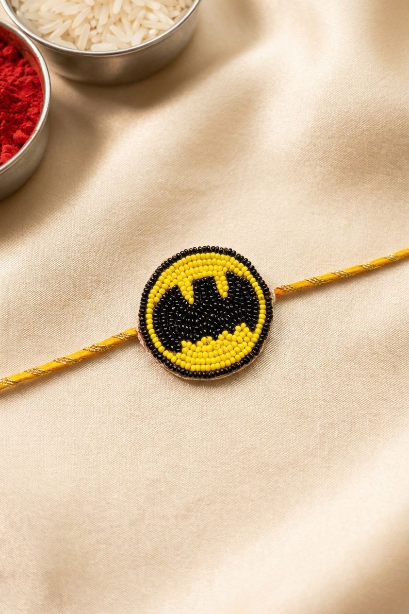 Handmade Batman Rakhi Kids Rakhi 2026 Superhero Band