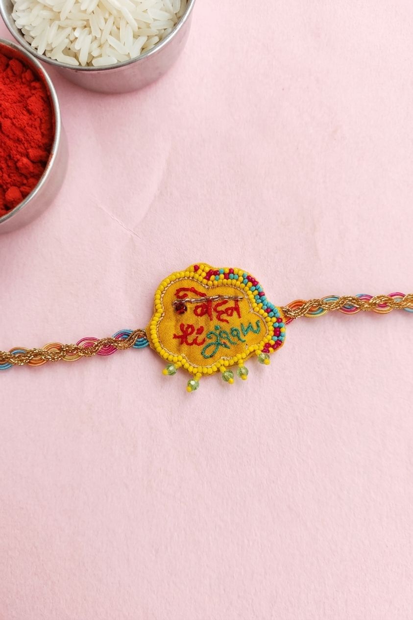 Handmade Multicolor Rakhi 2026 – Behen Ki Jaan Vibrant Sibling Bond
