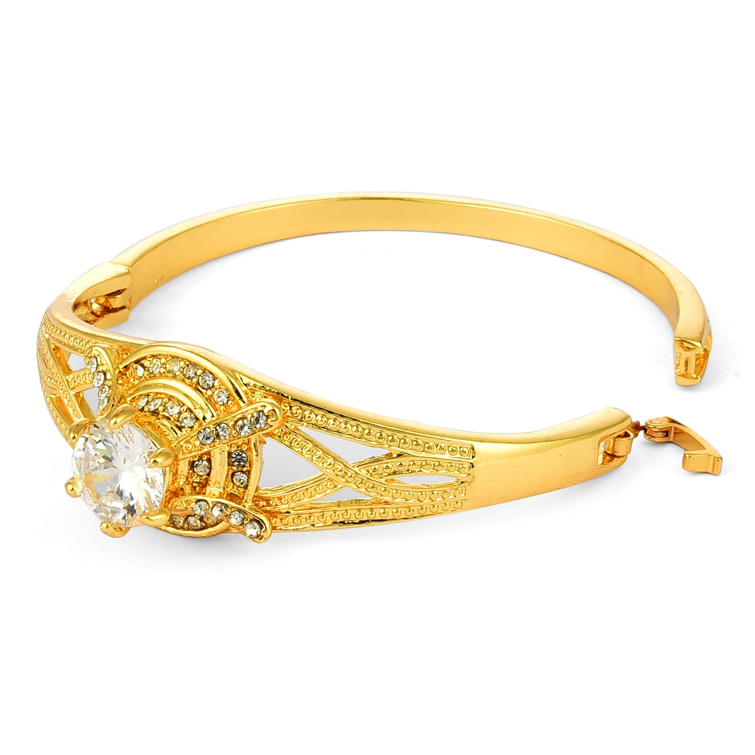 Traditional Gold Plated Crystal Bracelet
