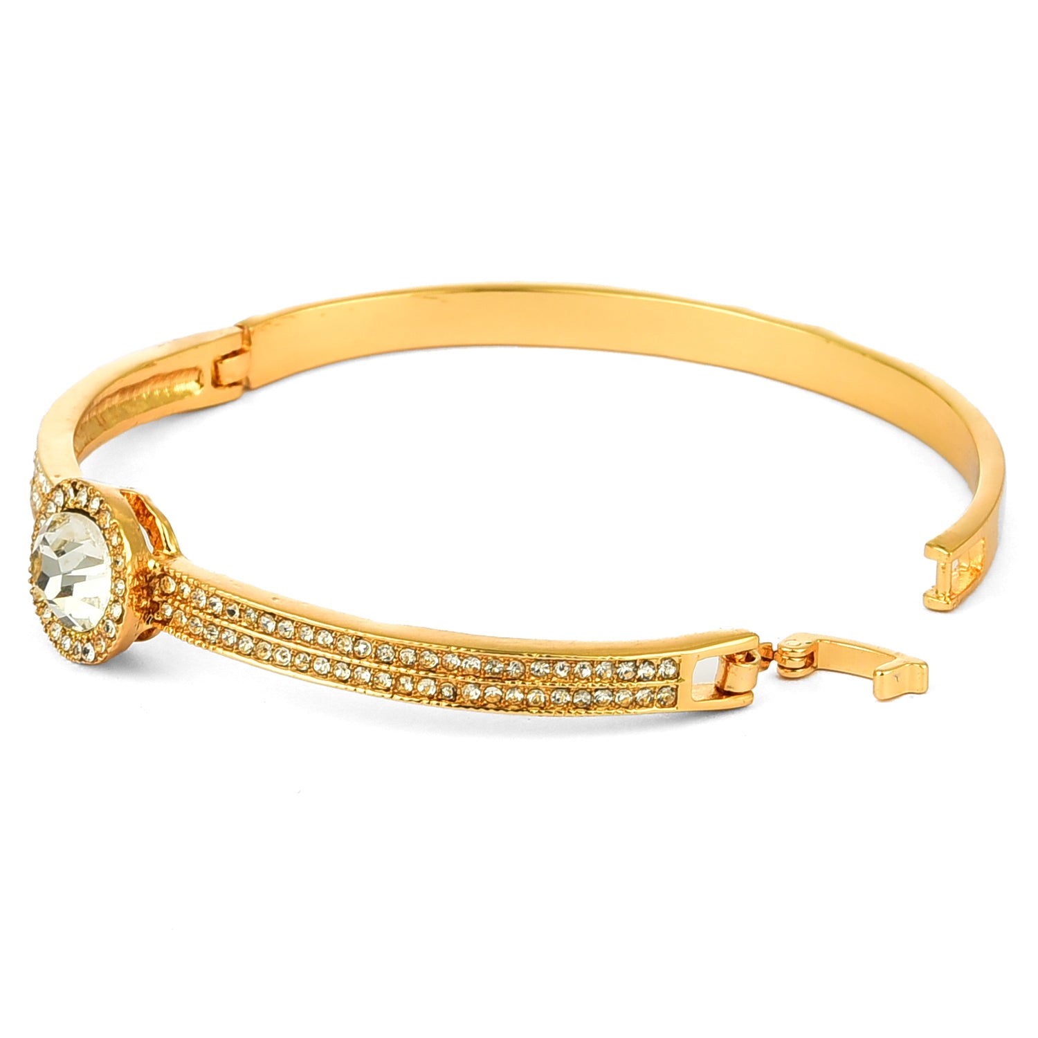 Traditional Gold Plated Crystal Bracelet