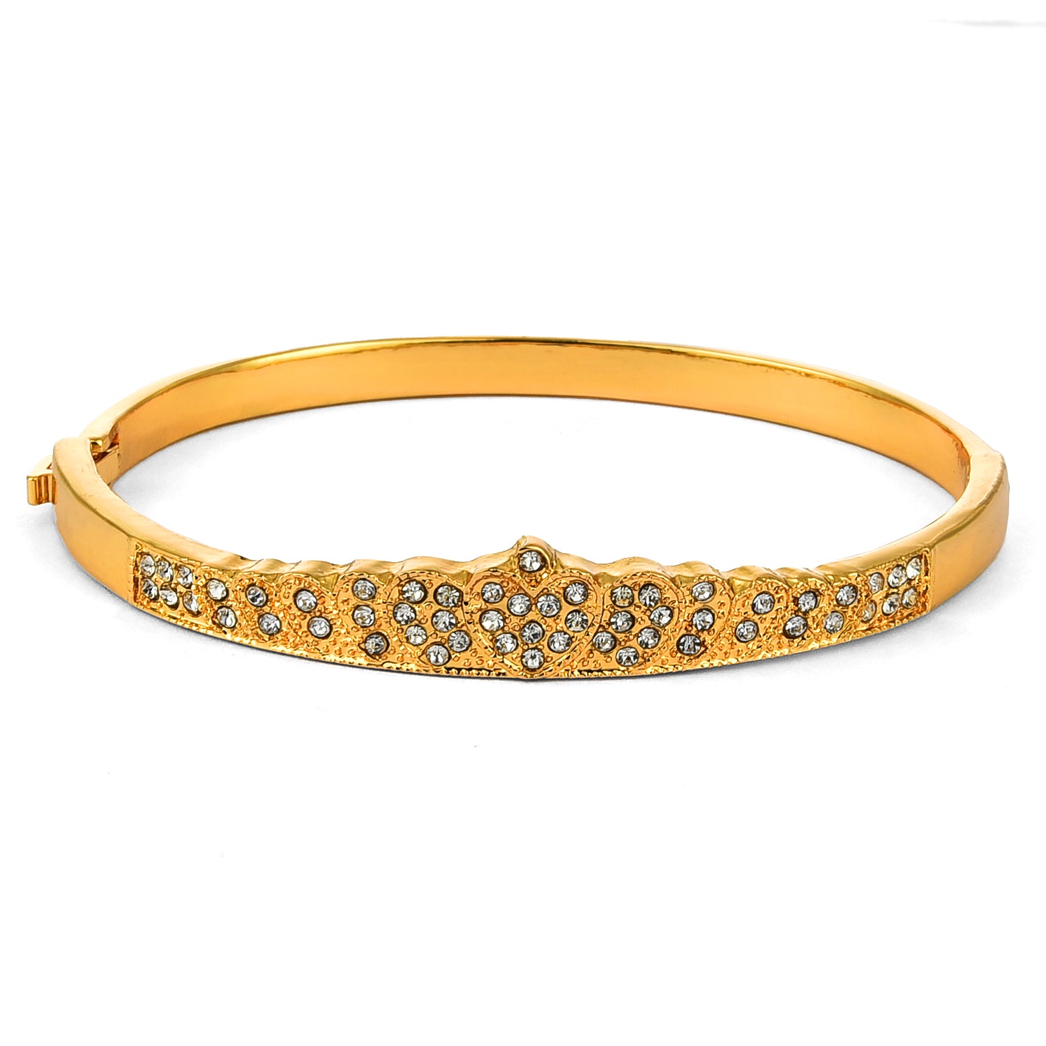 Traditional Gold Plated Crystal Bracelet