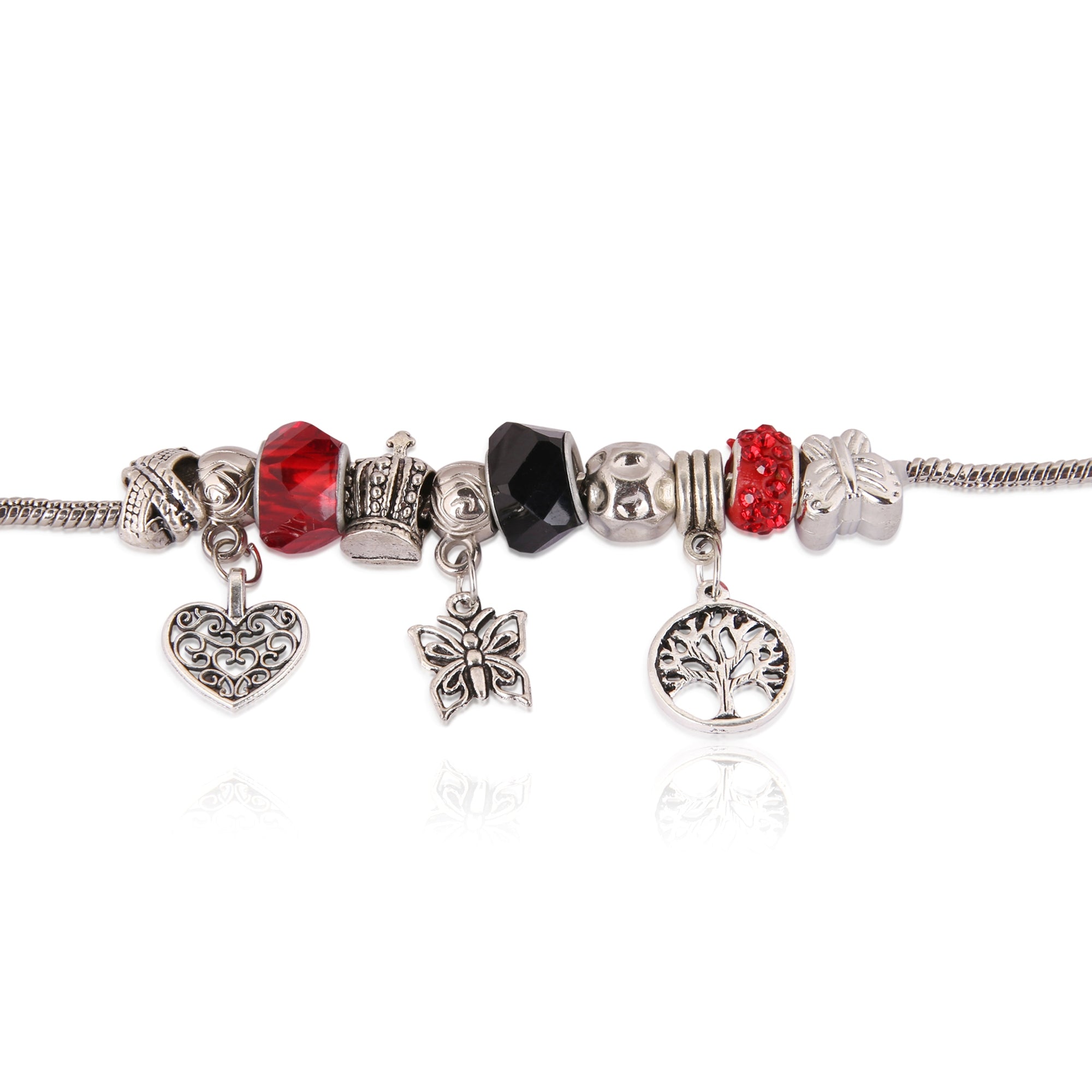 Unique Silver plated Redsilver Bracelet for Fashionable