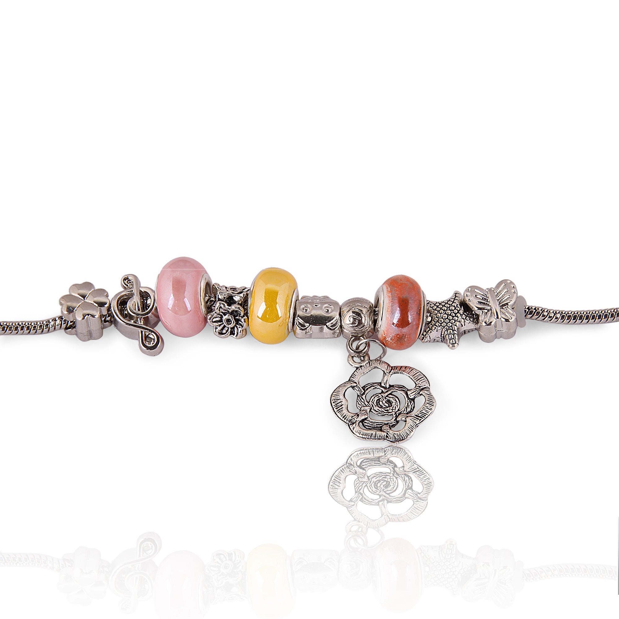 Unique Silver plated Redsilver Bracelet for Fashionable