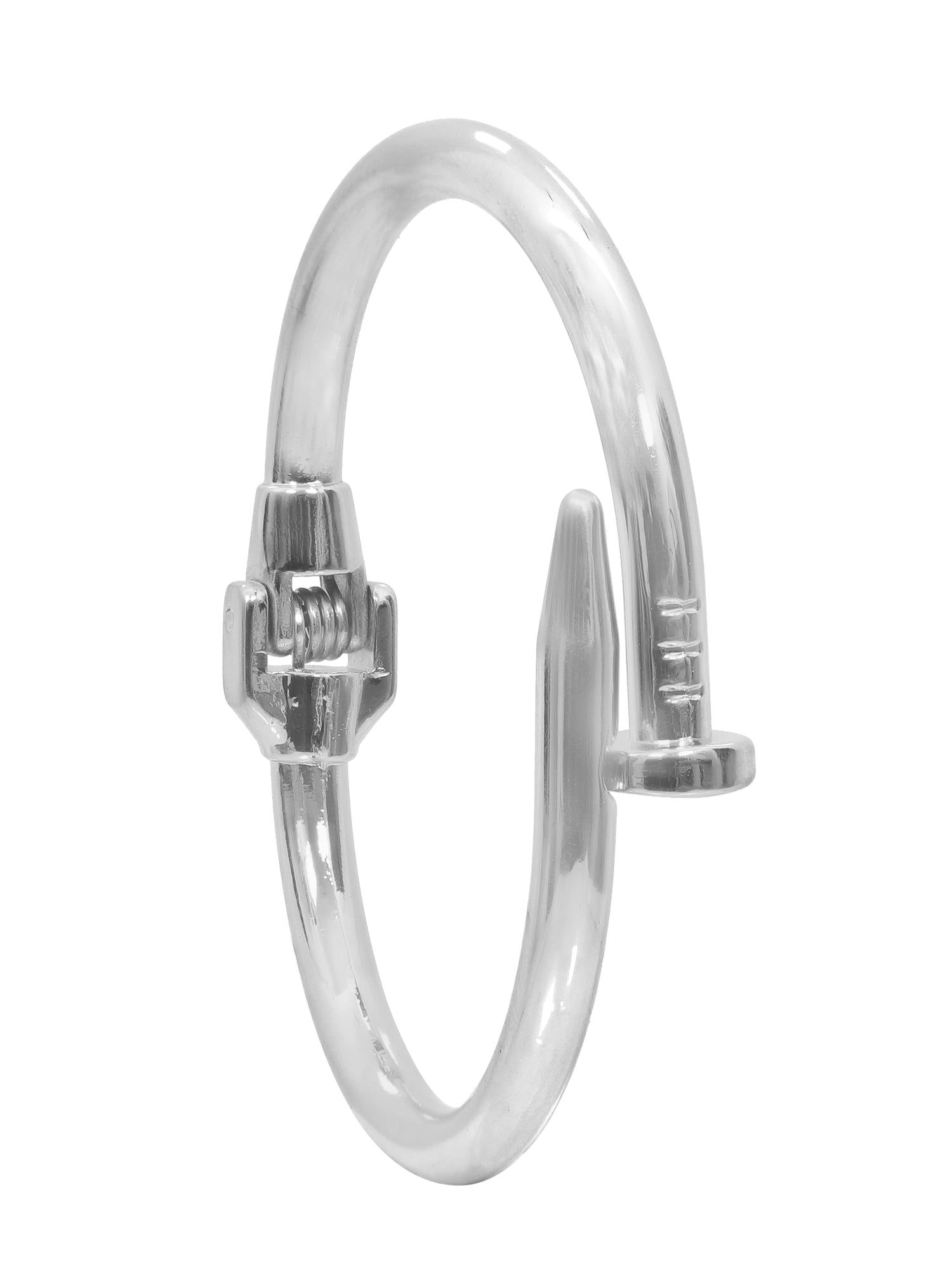 Gold Plated Luxury Screw Design Cuff Open Bracelets for Women Valentine's Day